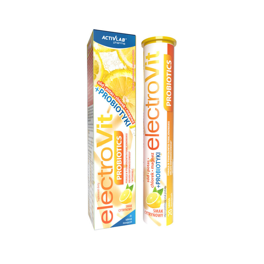 Shop ElectroVit Probiotika Zitronengeschmack, 20 Brausetabletten. ElectroVit Probiotika Zitronengeschmack, 20 Brausetabletten.