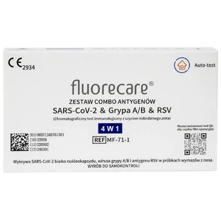 Fluorecare Combo Test Kit for SARS-CoV-2, Influenza A/B, RSV, Combo 4in1, 1 Piece