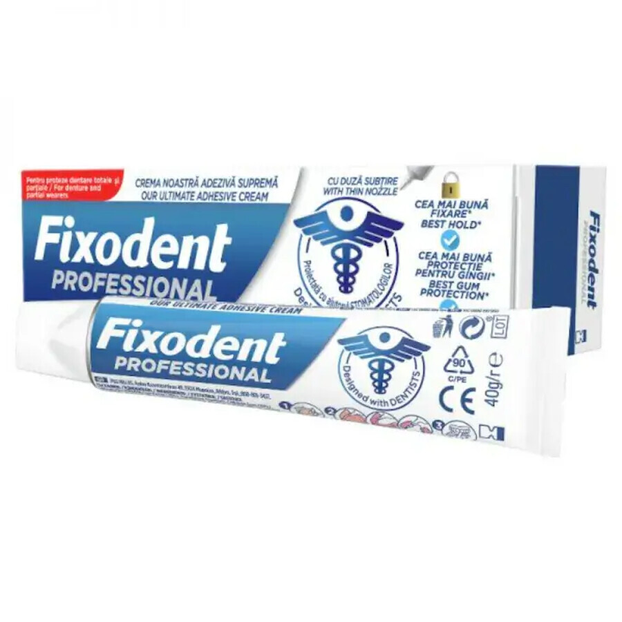 Denture adhesive cream Professional, 40 gr, Fixodent