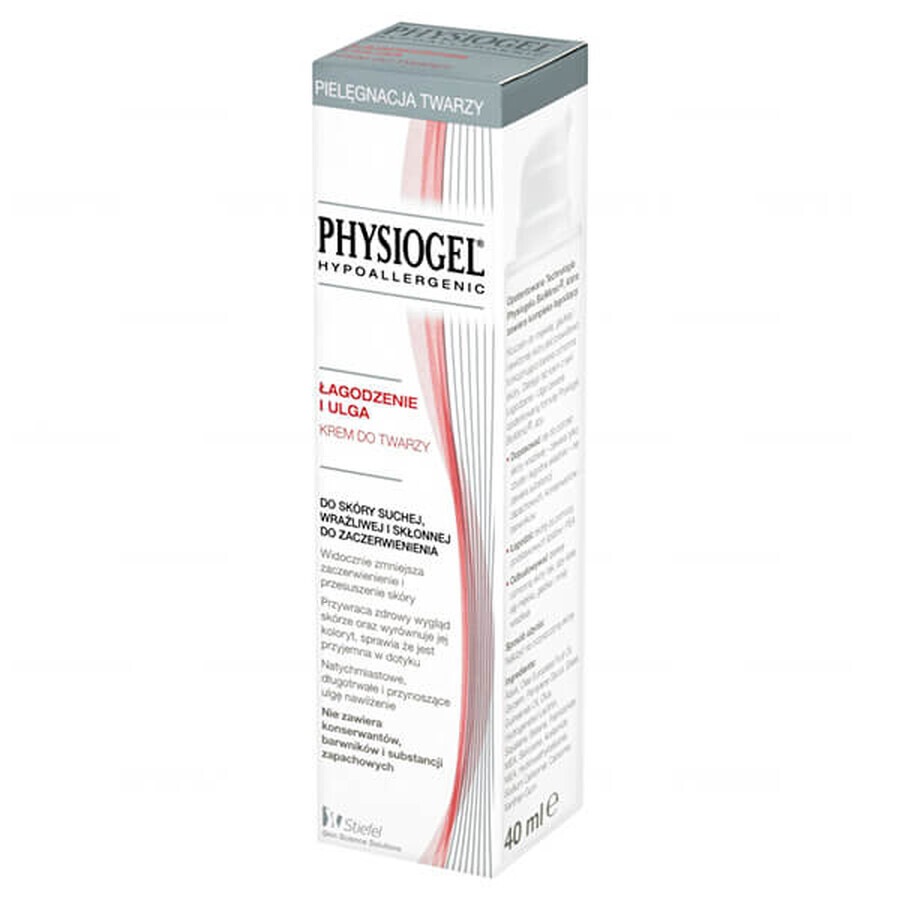 Boutique Physiogel, crème apaisante visage, peaux sèches et sensibles, 40 ml Physiogel, crème apaisante visage, peaux sèches et sensibles, 40 ml