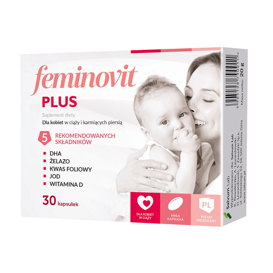 Integratore alimentare Femminovit Plus, 30 capsule