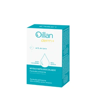 Oillan Derm+, rückfettende Seife, ab dem 1. Lebenstag, 100 g