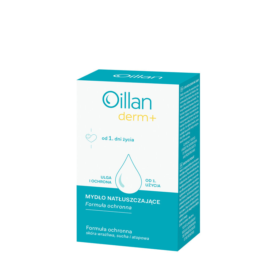 Buy Oillan Derm+, anointing soap, from the first day of life, 100 g Oillan Derm+, anointing soap, from the first day of life, 100 g