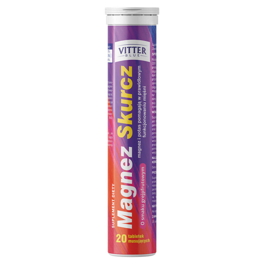 Shop Magnez Krämpfe Vitter Blue, 20 Brausetabletten Magnez Krämpfe Vitter Blue, 20 Brausetabletten