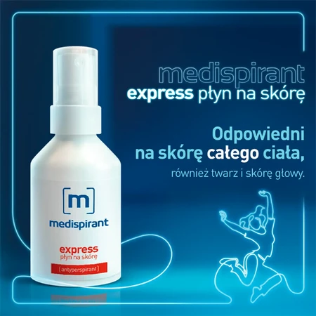 Medispirant Express Pyn na skór, 50 ml - Dugi termin wanoci!