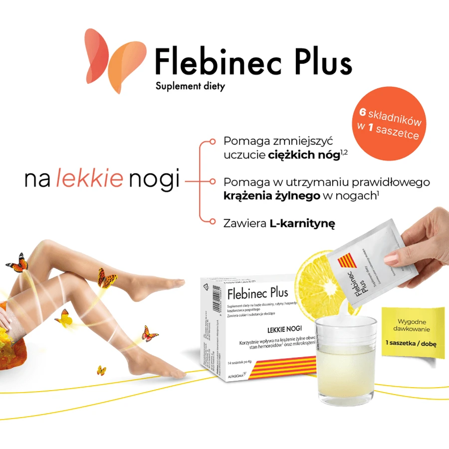 Flebinec Plus, 14 sobres