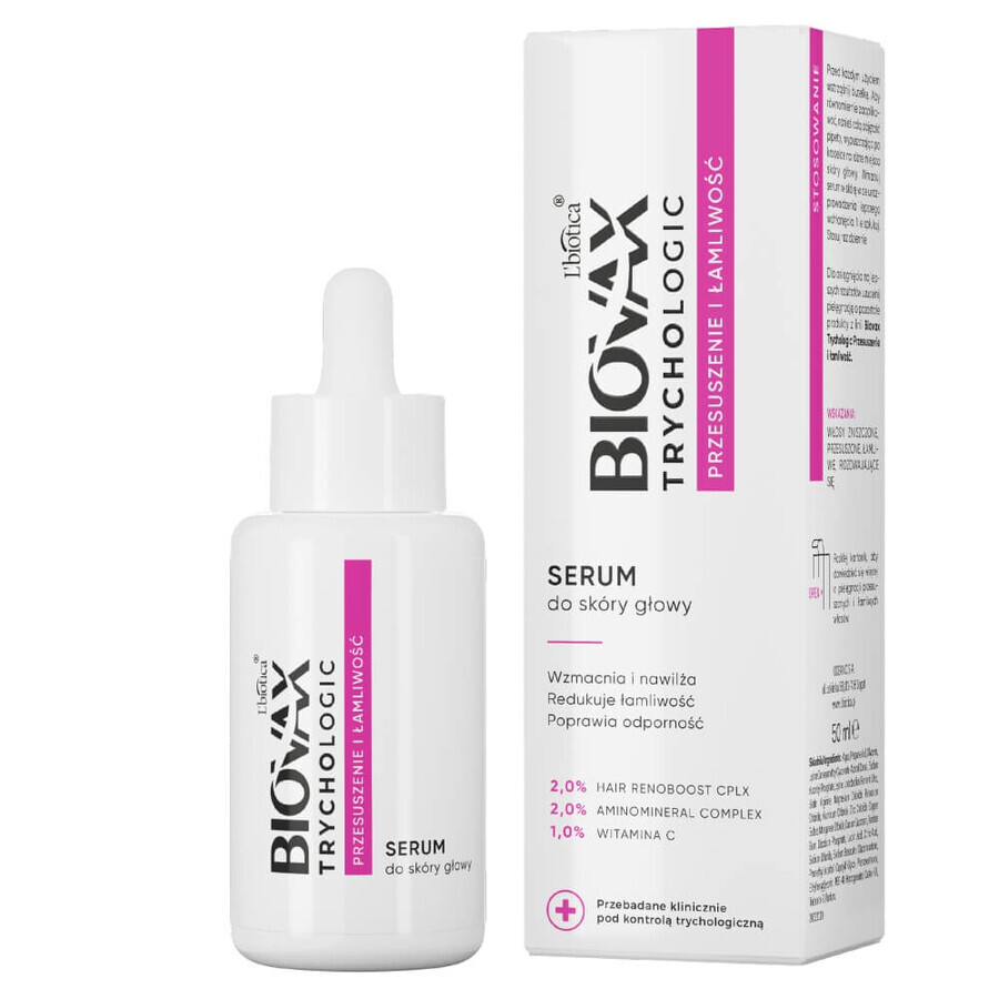 Cumpără Biovax Trychologic Dryness and Lameness, ser pentru scalp, 50 ml Biovax Trychologic Dryness and Lameness, ser pentru scalp, 50 ml