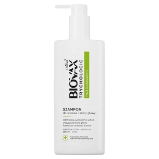 Biovax Trychologic Fettigkeitsshampoo für Haar und Kopfhaut, 200 ml - Langfristig gültig!
