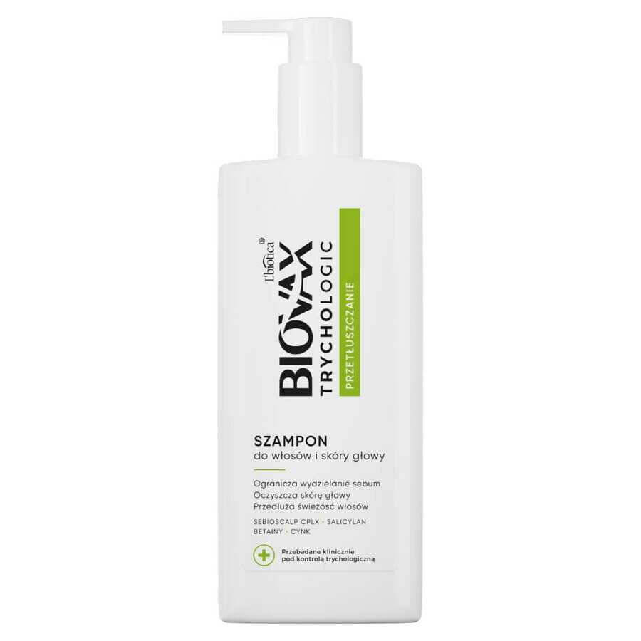 Buy Biovax Trychologic Oily, shampoo for hair and scalp, 200 ml Biovax Trychologic Oily, shampoo for hair and scalp, 200 ml