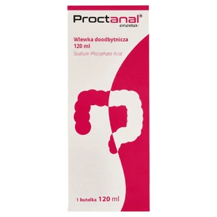 Proctanal enema, rectal infusion, 120 ml
