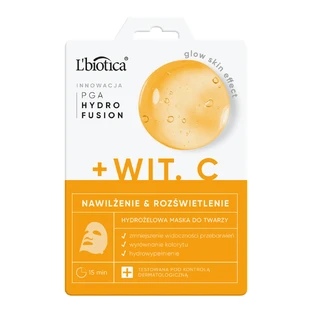 L'Biotica, mascarilla facial de hidrogel con vitamina C, 1 unidad