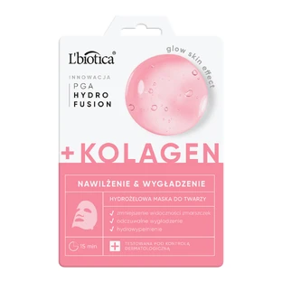 L'Biotica, hydrogel gezichtsmasker met collageen, 1 stuk
