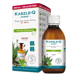 Cough-Q, jarabe de hierbas para la tos seca y húmeda, 300 ml