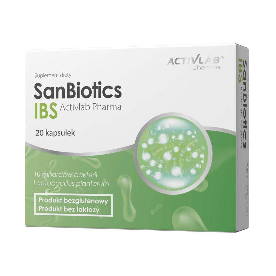 Buy Activlab Pharma SanBiotics IBS, 20 capsules Activlab Pharma SanBiotics IBS, 20 capsules