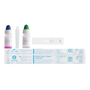 Test d'angine de laboratoire à domicile Strep A, test à domicile pour détecter les streptocoques du groupe A dans la gorge, 1 pièce