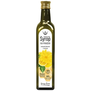 Oleofarm World Syrups Pissenlit au Citron, sirop de miel, 250 ml