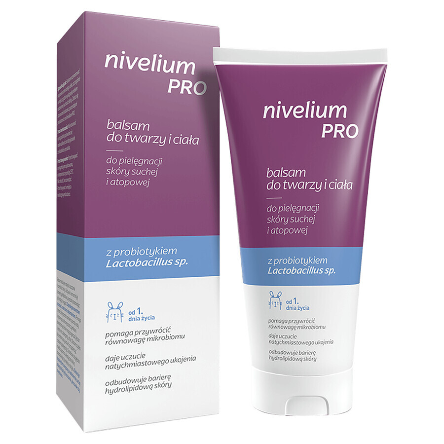 Winkel op Nivelium Pro, gezichts- en lichaamsbalsem voor de verzorging van de droge en atopische huid, vanaf de 1e levensdag, 200 ml Nivelium Pro, gezichts- en lichaamsbalsem voor de verzorging van de droge en atopische huid, vanaf de 1e levensdag, 200 ml