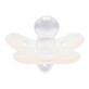 Canpol Babies, pacifier, 100% silicone, symmetrical, white, 24/002, 6-12 months, 1 piece