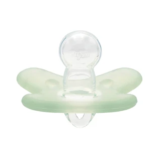 Canpol Babies, rustgevende fopspeen, 100% siliconen, symmetrisch, groen, 24/001, 0-6 maanden, 1 stuk