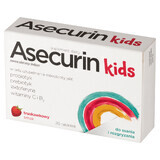 Asecurin Kids, sabor fresa, 20 comprimidos para chupar y masticar