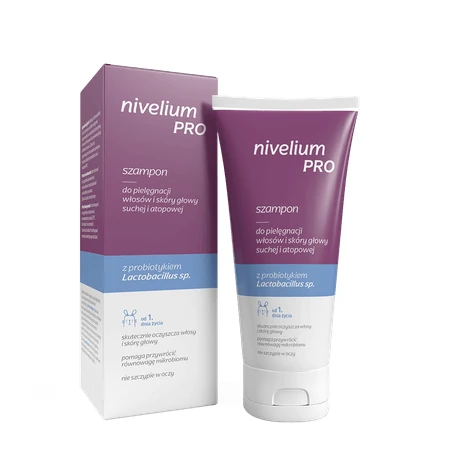Nivelium Pro, champú para cabello y cuero cabelludo seco y atópico, a partir del día 1, 150 ml