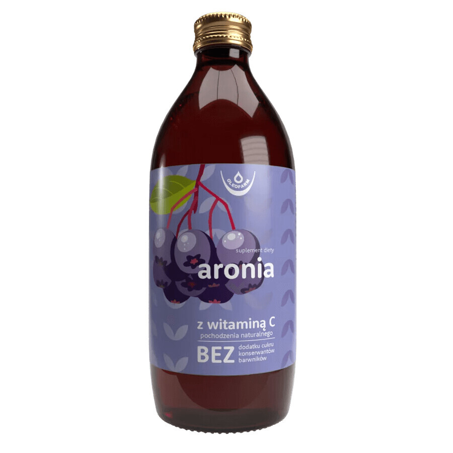 Cumpără Oleofarm Chokeberry cu vitamina C, 500 ml Oleofarm Chokeberry cu vitamina C, 500 ml