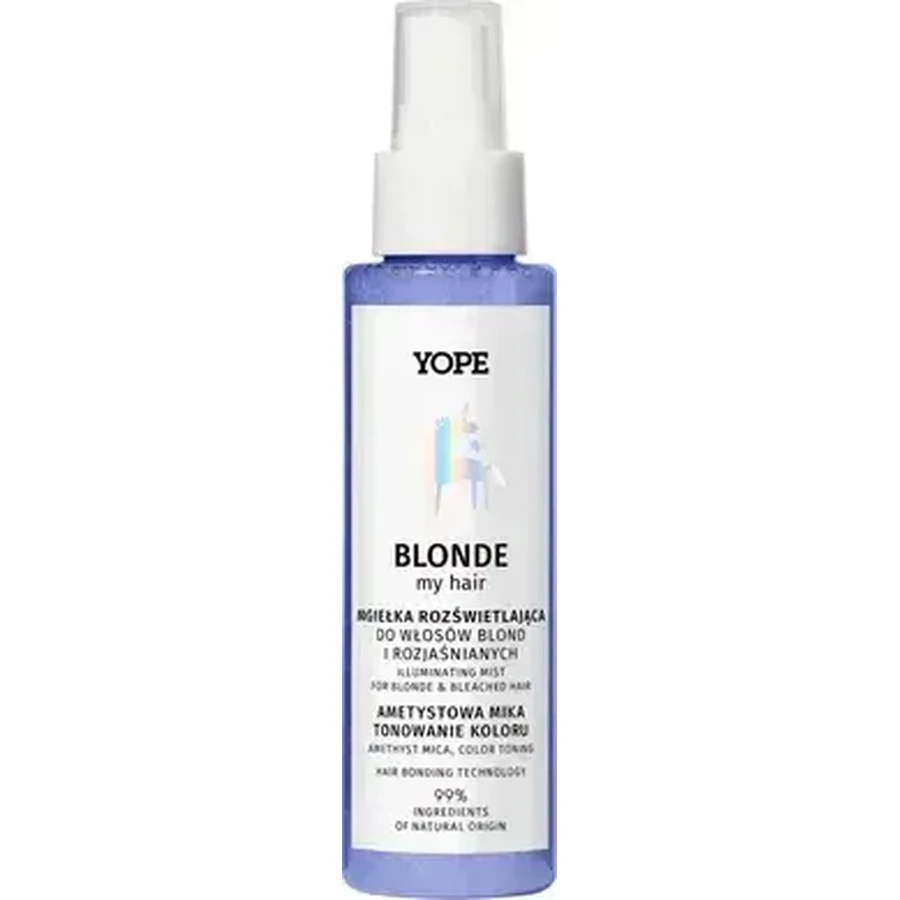 Yope Blonde My Hair, verhelderende haarmist, amethist, 100 ml