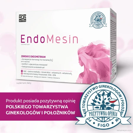 EndoMesin, 60 cápsulas duras + 60 cápsulas blandas