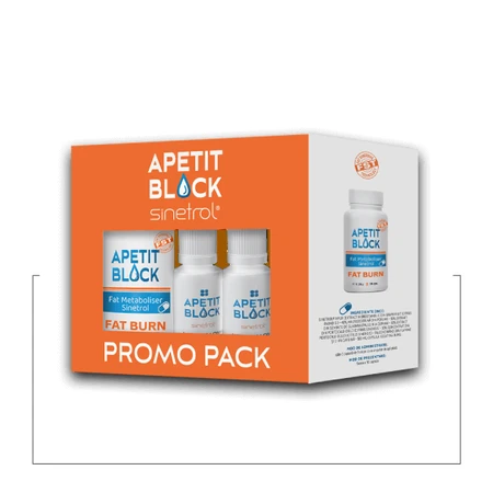 Apetit Block Sinetrol Set 30 capsules + 2 flesjes x 15 ml - voor gewichtsverlies