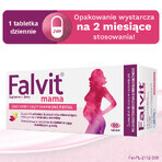 Falvit Mama, 60 comprimés pelliculés EMBALLAGE CONTAMINE Falvit Mama, 60 comprimés pelliculés EMBALLAGE CONTAMINE