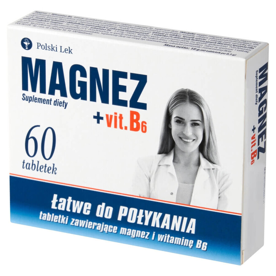 Magnesium + B6, 60 tablets DEFECTIVE PACKAGE
