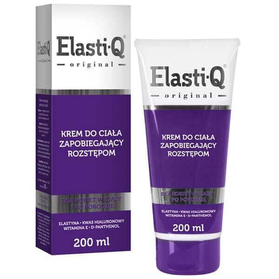 Elasti-Q Original Body Cream to prevent stretch marks, 200 ml SHORT DATE
