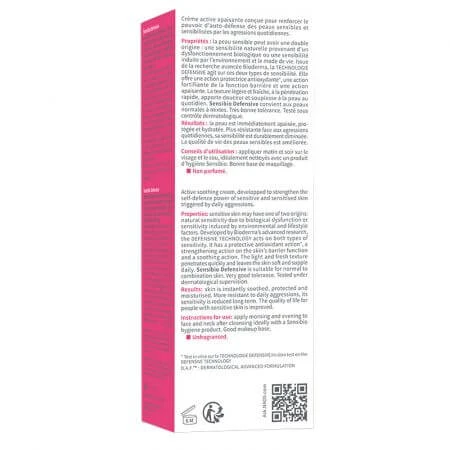 Bioderma Sensibio Crema Defensiva Calmante, 40 ml