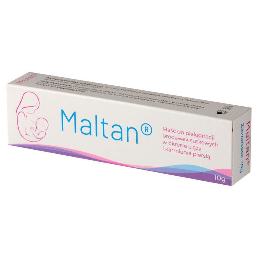 Maltan, tepelverzorgingszalf, 10 g KORTE SLUITING