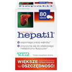 Hepatil, 80 comprimate AMBALAJ DEFECTAT Hepatil, 80 comprimate AMBALAJ DEFECTAT