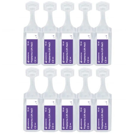 Polpharma 0,9% NaCl, Natriumchloridlösung, 10 ml x 100 Ampullen ZERSTÖRTE VERPACKUNG