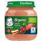 Gerber Organic, Dessert, pomme framboise, apr&#232;s 4 mois, 125 g SHORT DATE