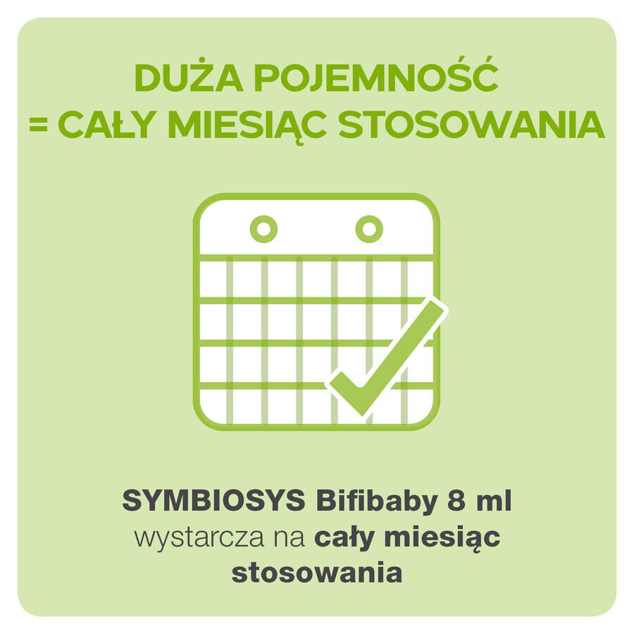 Symbiosys Bifibaby de la naștere, picături, 8 ml AMBALAJ CONTAMINAT