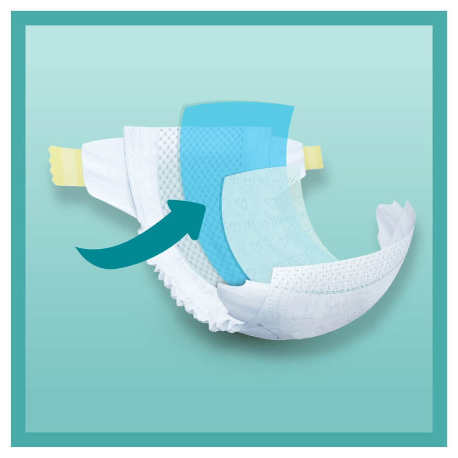 Pampers Active Baby, diapers size 4, 9-14 kg, 180 DEFECTIVE PACKAGE