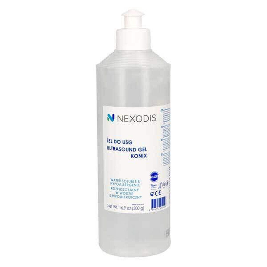 Nexodis ultrasound gel 500 ml CONTAMINATED PACKAGING