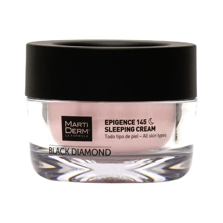MartiDerm Black Diamond Epigence 145 Slaapcrème, antiverouderende nachtcrème voor het gezicht, 50 ml BEHANDELDE VERPAKKING
