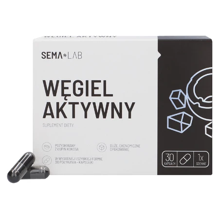 SEMA Lab Aktivkohle, 30 Kapseln