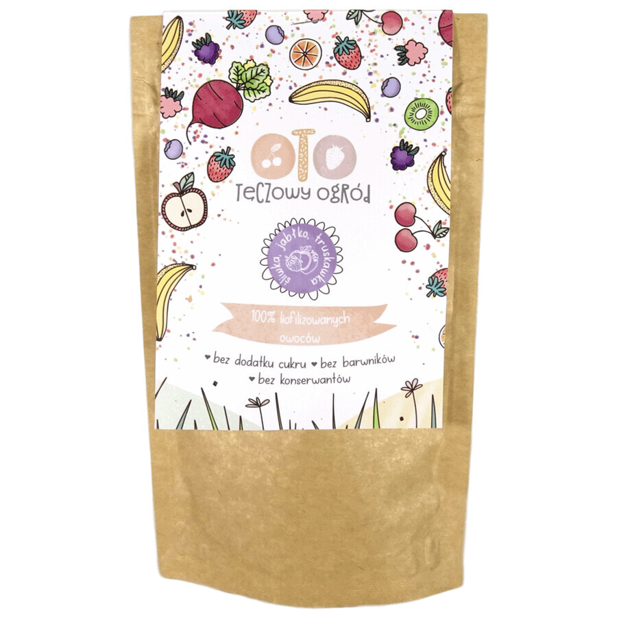 Acquista OtoLandia OTO Rainbow Garden Prugna, mela, fragola in polvere liofilizzata, 40 g OtoLandia OTO Rainbow Garden Prugna, mela, fragola in polvere liofilizzata, 40 g