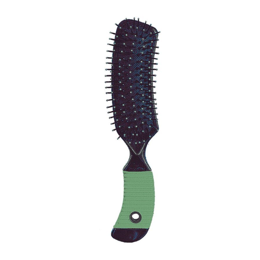 Inter-Vion, brosse à cheveux, courbée, étroite, 1 pièce
