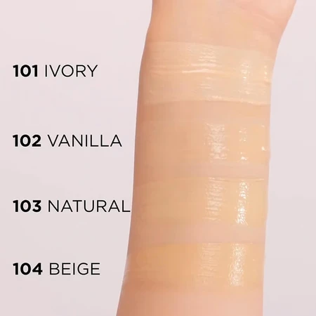 Eveline Cosmetics Liquid Camuflage, corrector resistente al agua con ácido hialurónico, nº 01, Porcelana claro, 7 ml