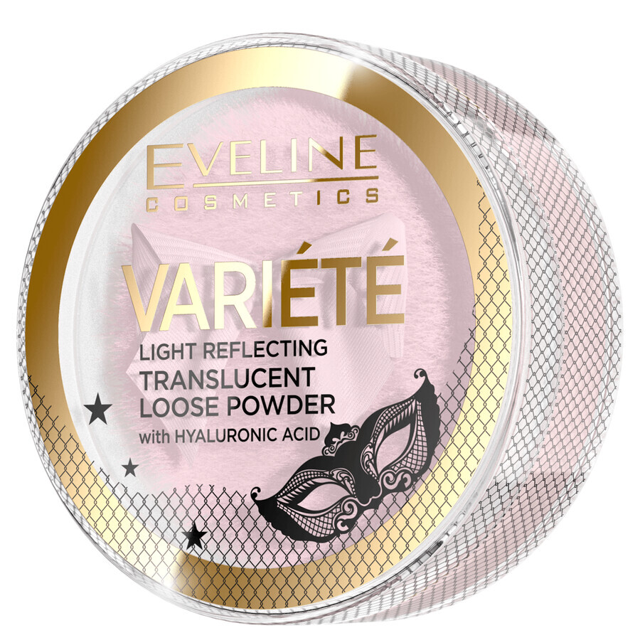 Shop Eveline Cosmetics Variete, loser lichtreflektierender Puder, transparent, 6 g Eveline Cosmetics Variete, loser lichtreflektierender Puder, transparent, 6 g