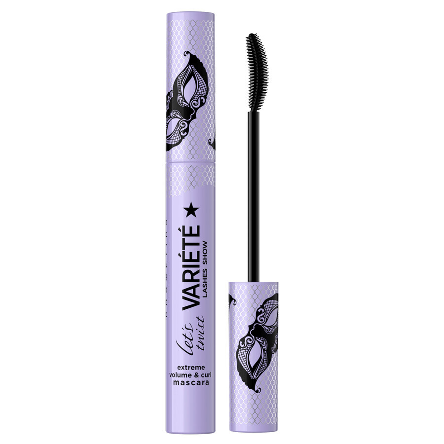 Acquista Eveline Cosmetics Variete Lashes Show Lets Twist, mascara arricciante e volumizzante, nero, 10 ml Eveline Cosmetics Variete Lashes Show Lets Twist, mascara arricciante e volumizzante, nero, 10 ml