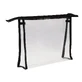 Sac cosmétique Inter-Vion en PVC avec ourlet, petit, transparent
