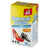 Jan Niezbędny, soaked shoe rags, 16 pieces