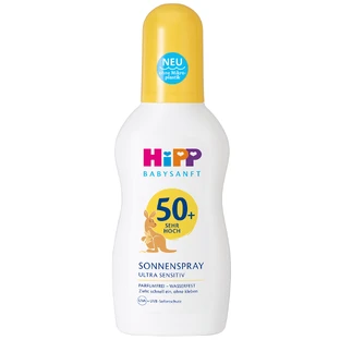 HiPP Babysanft, bálsamo de protección solar, spray, SPF 50+, 150 ml